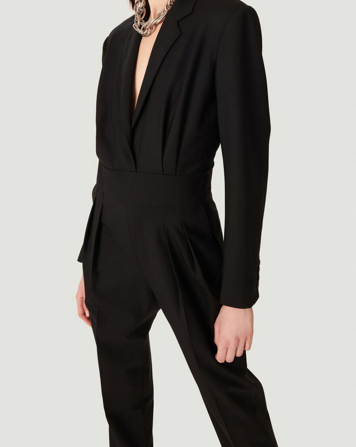 FITA TUXEDO STYLE JUMPSUIT image number null